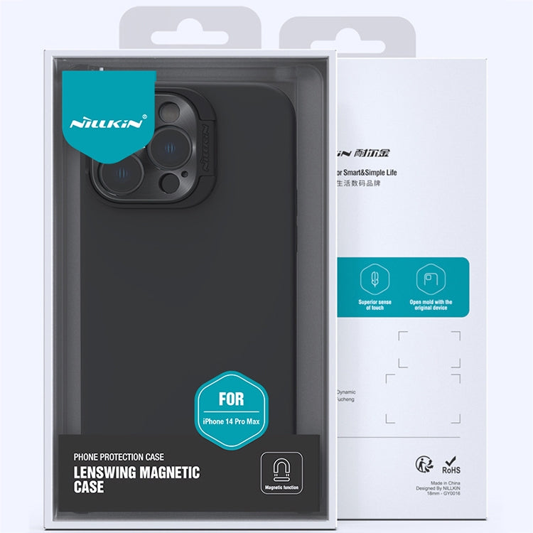 For iPhone 14 Pro NILLKIN Runwing Magsafe Magnetic Phone Case(Green) - iPhone 14 Pro Max Cases by NILLKIN | Online Shopping South Africa | PMC TechLife | Buy Now Pay Later Mobicred