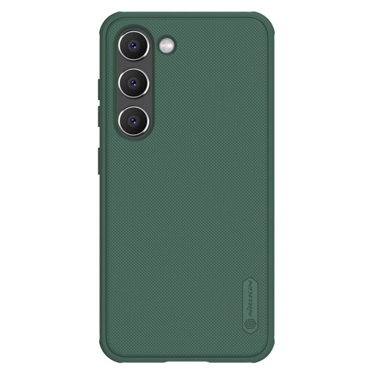 For Samsung Galaxy S23 5G NILLKIN Super Frosted Shield Pro PC + TPU Phone Case(Green) - Galaxy S23 5G Cases by NILLKIN | Online Shopping South Africa | PMC Jewellery