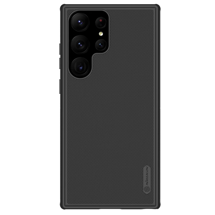 For Samsung Galaxy S23 Ultra 5G NILLKIN Super Frosted Shield Pro PC + TPU Phone Case(Black) - Galaxy S23 Ultra 5G Cases by NILLKIN | Online Shopping South Africa | PMC TechLife | Buy Now Pay Later Mobicred