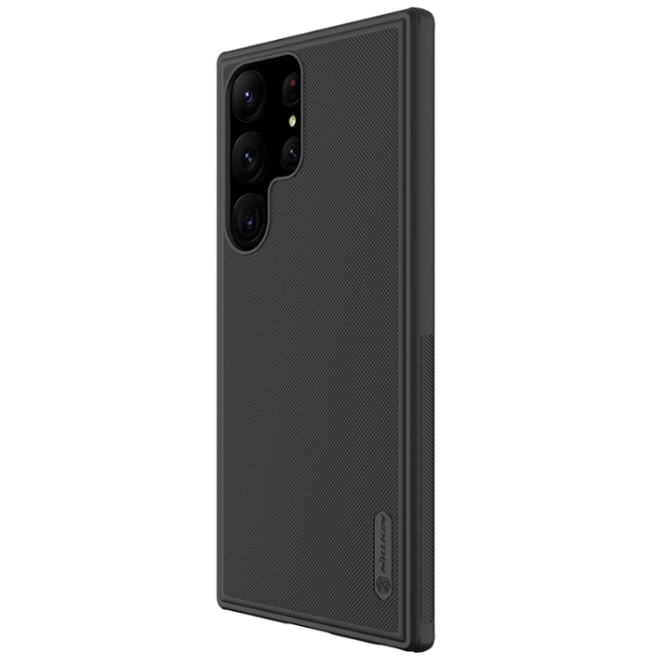 For Samsung Galaxy S23 Ultra 5G NILLKIN Super Frosted Shield Pro PC + TPU Phone Case(Black) - Galaxy S23 Ultra 5G Cases by NILLKIN | Online Shopping South Africa | PMC TechLife | Buy Now Pay Later Mobicred