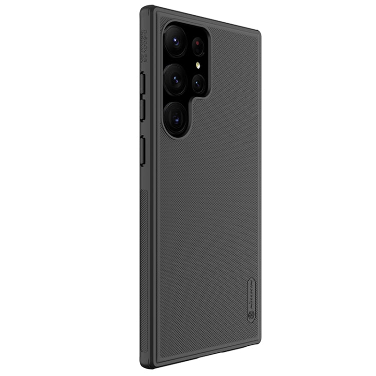 For Samsung Galaxy S23 Ultra 5G NILLKIN Super Frosted Shield Pro PC + TPU Phone Case(Black) - Galaxy S23 Ultra 5G Cases by NILLKIN | Online Shopping South Africa | PMC TechLife | Buy Now Pay Later Mobicred