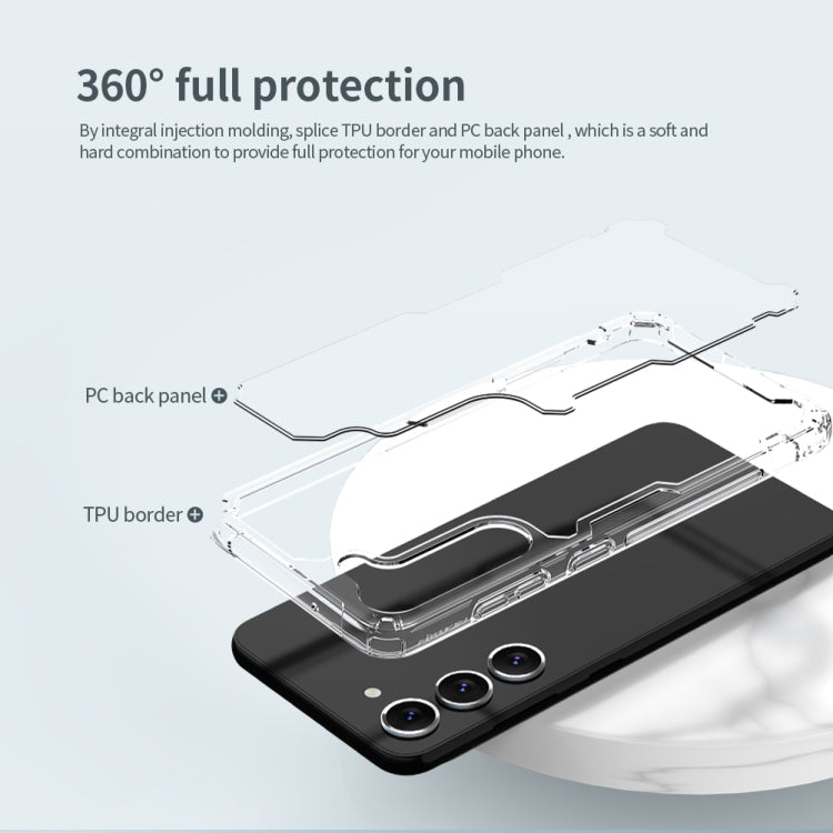 For Samsung Galaxy S23+ 5G NILLKIN PC + TPU Phone Case(Transparent) - Galaxy S23+ 5G Cases by NILLKIN | Online Shopping South Africa | PMC TechLife