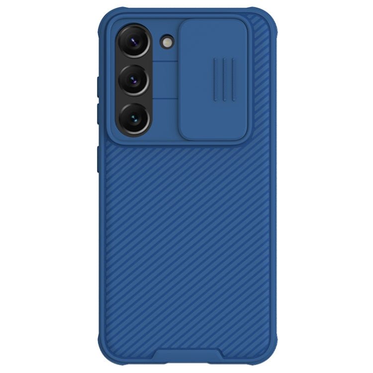For Samsung Galaxy S23+ 5G NILLKIN Black Mirror Pro Series Camshield Phone Case(Blue) - free shipping - PMC TechLife - Order now!