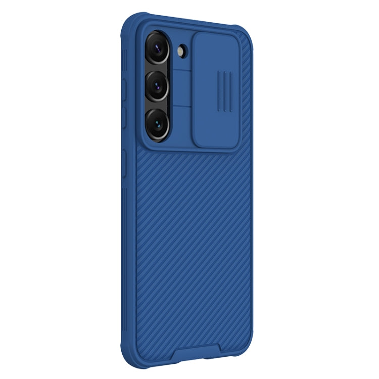 For Samsung Galaxy S23+ 5G NILLKIN Black Mirror Pro Series Camshield Phone Case(Blue) - free shipping - PMC TechLife - Order now!