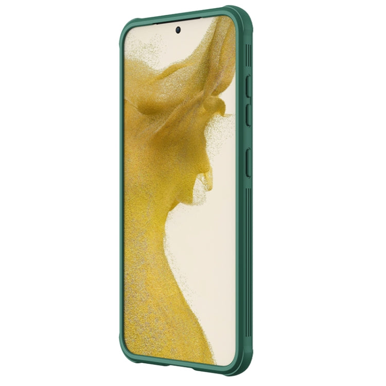 For Samsung Galaxy S23+ 5G NILLKIN Black Mirror Pro Series Camshield Phone Case(Green) - free shipping - PMC TechLife - Order now!