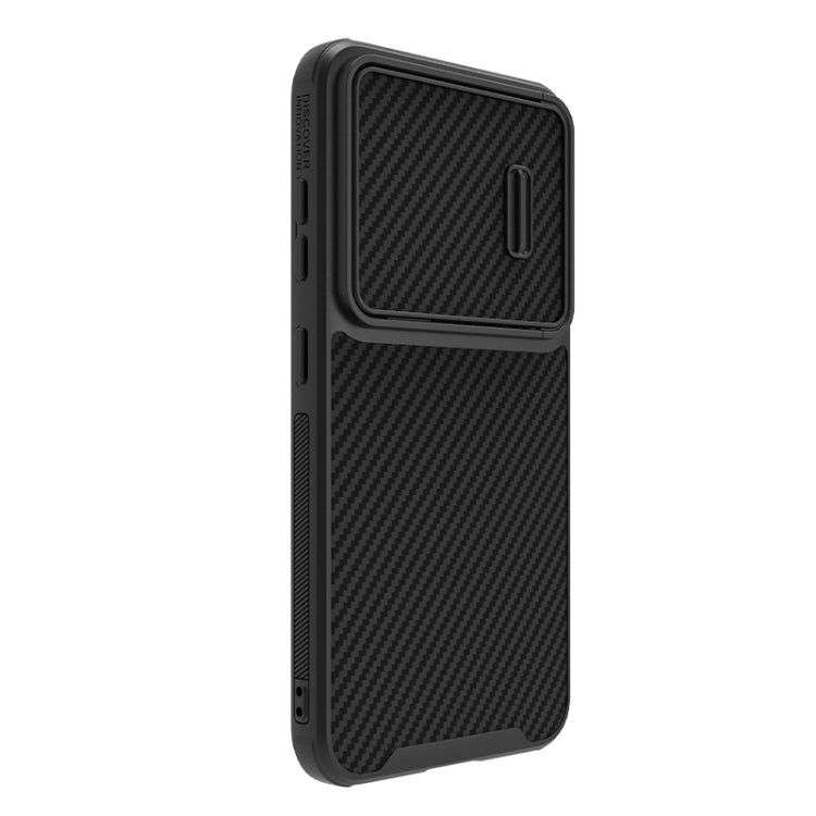For Samsung Galaxy S23+ 5G NILLKIN Synthetic Fiber Camshield Phone Case(Black) - free shipping - PMC TechLife - Order now!