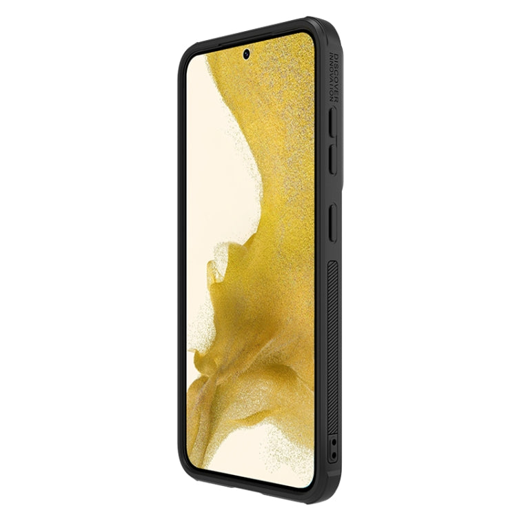 For Samsung Galaxy S23+ 5G NILLKIN Synthetic Fiber Camshield Phone Case(Black) - free shipping - PMC TechLife - Order now!