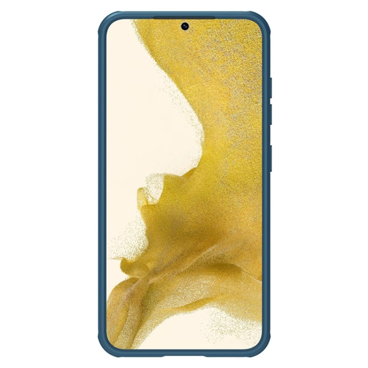 For Samsung Galaxy S23+ 5G NILLKIN Super Frosted Shield Pro PC + TPU Phone Case(Blue) - Galaxy S23+ 5G Cases by NILLKIN | Online Shopping South Africa | PMC TechLife | Buy Now Pay Later Mobicred