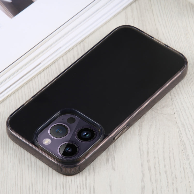 For iPhone 14 Pro Max GEBEI Acrylic Phone Case(Transparent Black) - iPhone 14 Pro Max Cases by GEBEI | Online Shopping South Africa | PMC TechLife | Buy Now Pay Later Mobicred