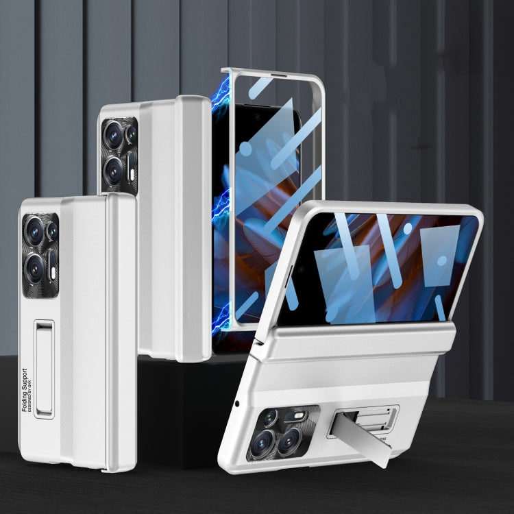 For OPPO Find N2 GKK Fold Magnetic Hinge Full Coverage Phone Case(Silver) - OPPO Cases by GKK | Online Shopping South Africa | PMC TechLife | Buy Now Pay Later Mobicred