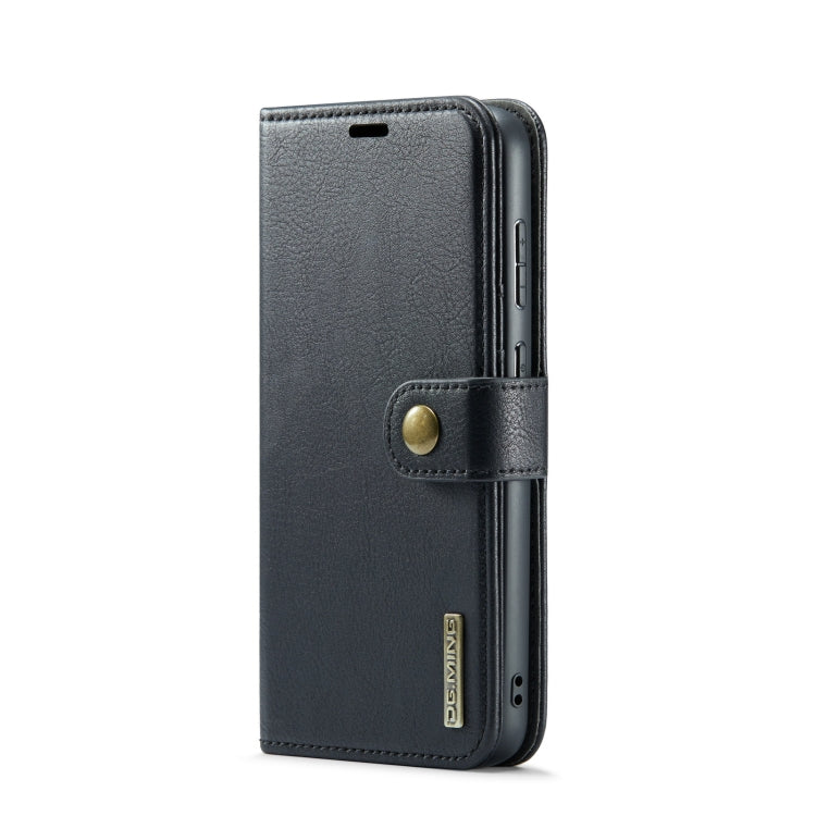 For Samsung Galaxy S23+ 5G DG.MING Crazy Horse Texture Detachable Magnetic Leather Case(Black) - free shipping - PMC TechLife - Order now!