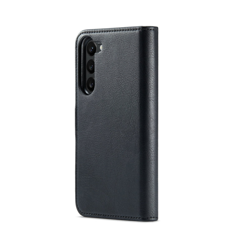 For Samsung Galaxy S23+ 5G DG.MING Crazy Horse Texture Detachable Magnetic Leather Case(Black) - free shipping - PMC TechLife - Order now!
