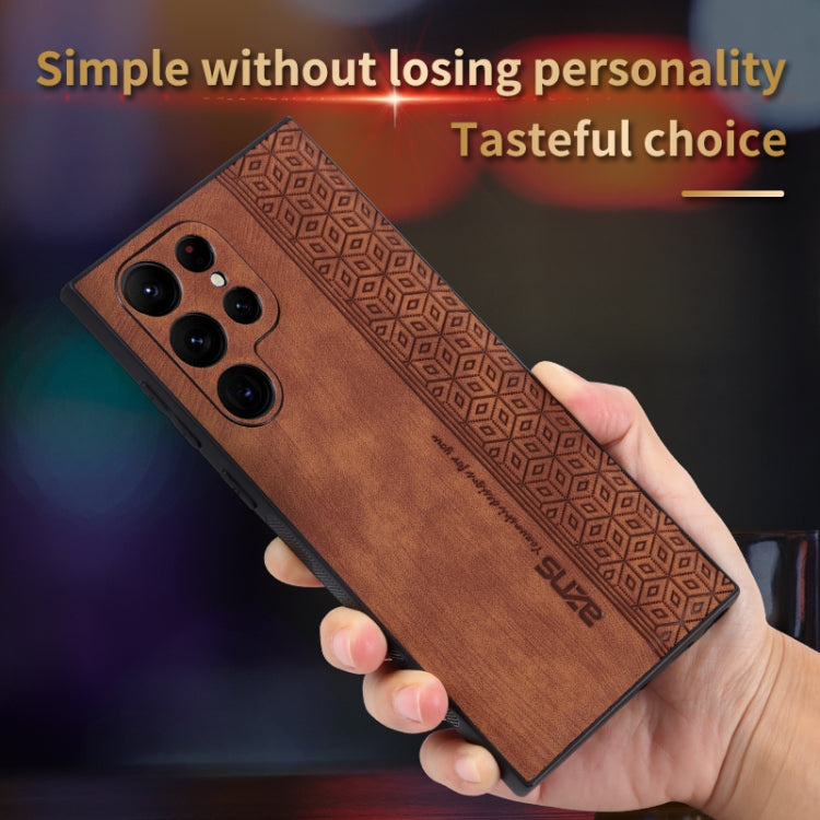 For Samsung Galaxy S23 Ultra 5G AZNS 3D Embossed Skin Feel Phone Case(Purple) - Galaxy S23 Ultra 5G Cases by AZNS | Online Shopping South Africa | PMC TechLife | Buy Now Pay Later Mobicred