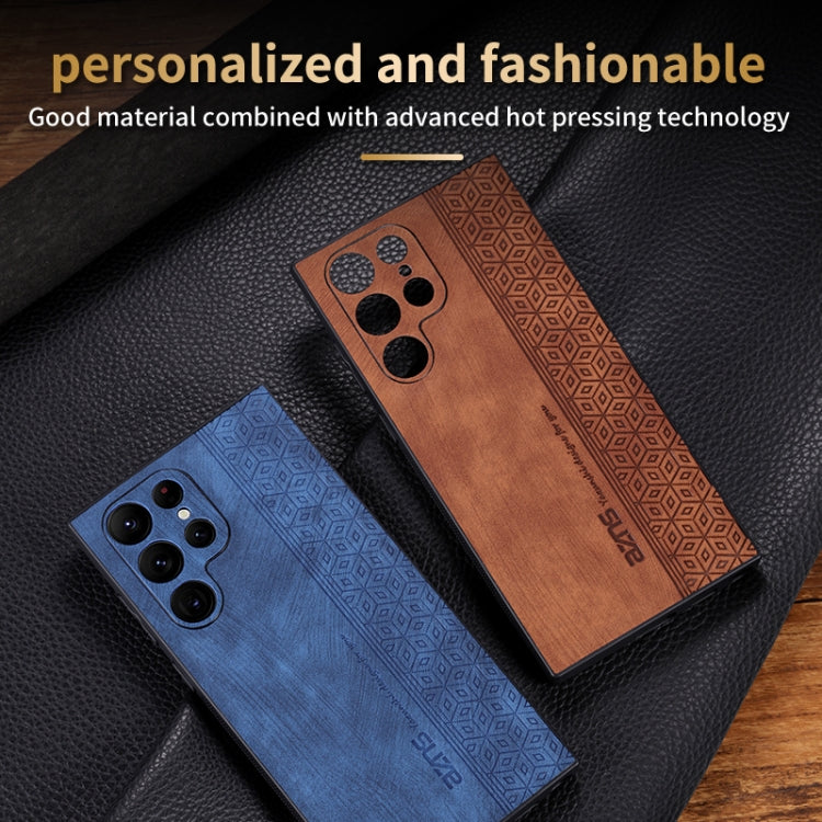 For Samsung Galaxy S23 Ultra 5G AZNS 3D Embossed Skin Feel Phone Case(Purple) - Galaxy S23 Ultra 5G Cases by AZNS | Online Shopping South Africa | PMC TechLife | Buy Now Pay Later Mobicred