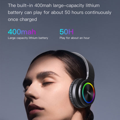 TOTU B12 Over-Ear Wireless Bluetooth Earphone(Black) - Headset & Headphone by TOTUDESIGN | Online Shopping South Africa | PMC Jewellery