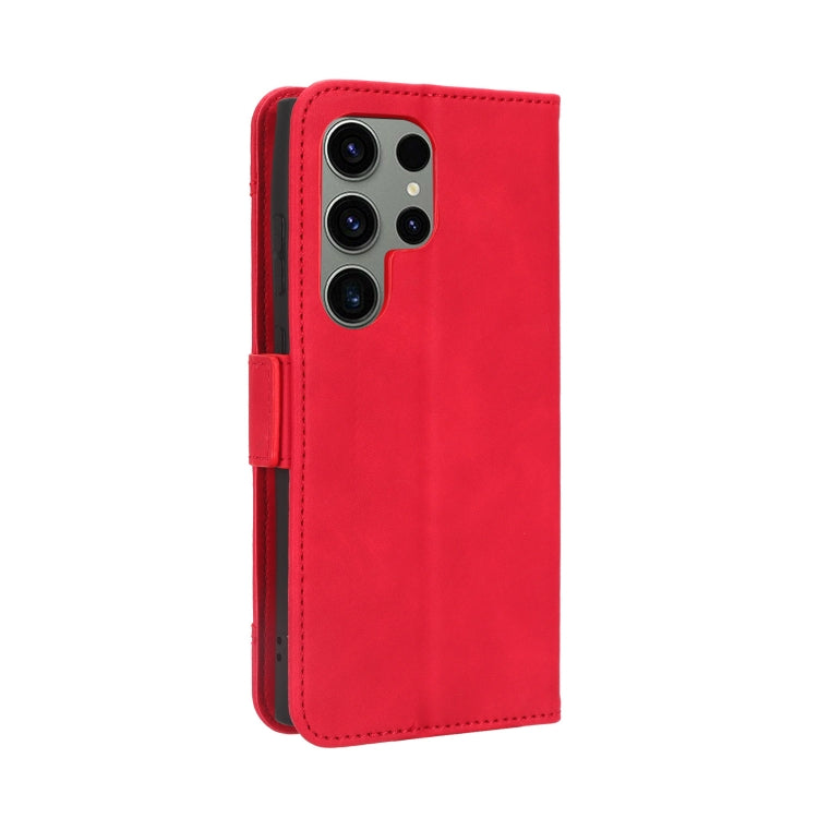 For Samsung Galaxy S23 Ultra 5G Skin Feel Calf Texture Card Slots Leather Phone Case(Red) - free shipping - PMC TechLife - Order now!
