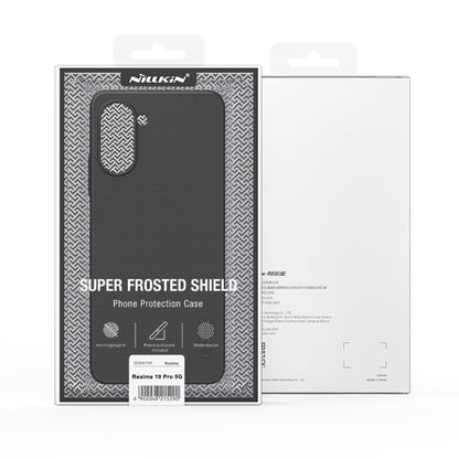 For Realme 10 Pro 5G NILLKIN Frosted PC Phone Case(Blue) - Realme 10 Pro Cases by NILLKIN | Online Shopping South Africa | PMC Jewellery