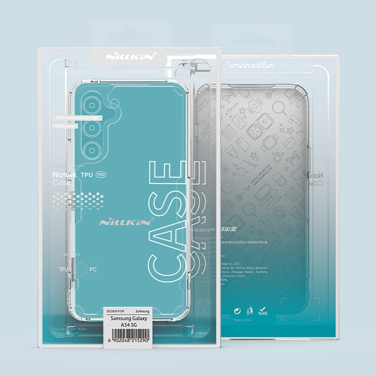 For Samsung Galaxy A54 5G NILLKIN PC + TPU Phone Case(Transparent) - Galaxy Phone Cases by NILLKIN | Online Shopping South Africa | PMC Jewellery