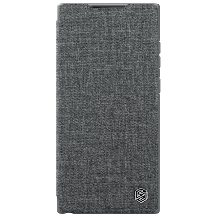 For Samsung Galaxy S23 Ultra 5G NILLKIN QIN Series Pro Sliding Camera Cover Design Leather Phone Case(Grey) - Galaxy S23 Ultra 5G Cases by NILLKIN | Online Shopping South Africa | PMC Jewellery