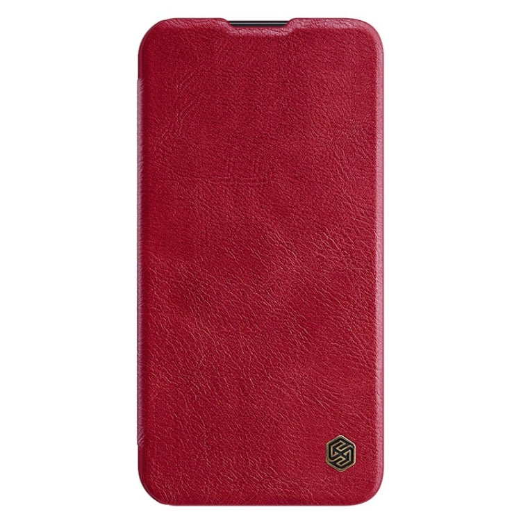 For Samsung Galaxy A54 5G NILLKIN QIN Series Pro Sliding Camera Cover Design Leather Phone Case(Red) - Galaxy Phone Cases by NILLKIN | Online Shopping South Africa | PMC Jewellery