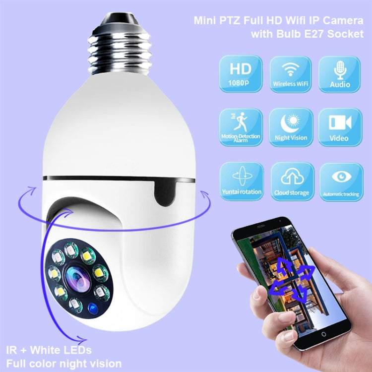 ESCAM 2.0MP 1080P Light Bulb WiFi Camera, Support IR Night Vision / Motion Detection / Two-way Voice - Light Bulb Camera by ESCAM | Online Shopping South Africa | PMC TechLife | Buy Now Pay Later Mobicred