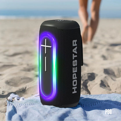 HOPESTAR P60 IPX6 Waterproof 10W 66mm Outdoor Bluetooth Speaker(Blue) - Waterproof Speaker by HOPESTAR | Online Shopping South Africa | PMC Jewellery