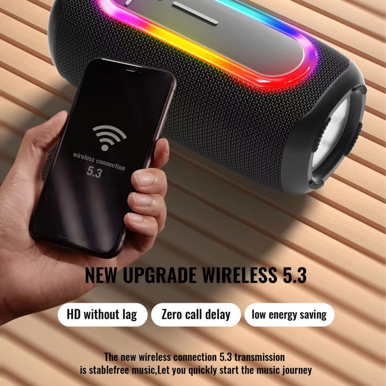 HOPESTAR P60 IPX6 Waterproof 10W 66mm Outdoor Bluetooth Speaker(Camouflage) - Waterproof Speaker by HOPESTAR | Online Shopping South Africa | PMC Jewellery