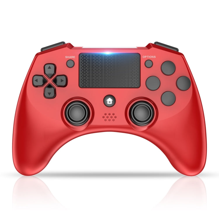 398 Bluetooth 5.0 Wireless Game Controller for PS4 / PC / Android(Red) - Gamepads by PMC Jewellery | Online Shopping South Africa | PMC Jewellery