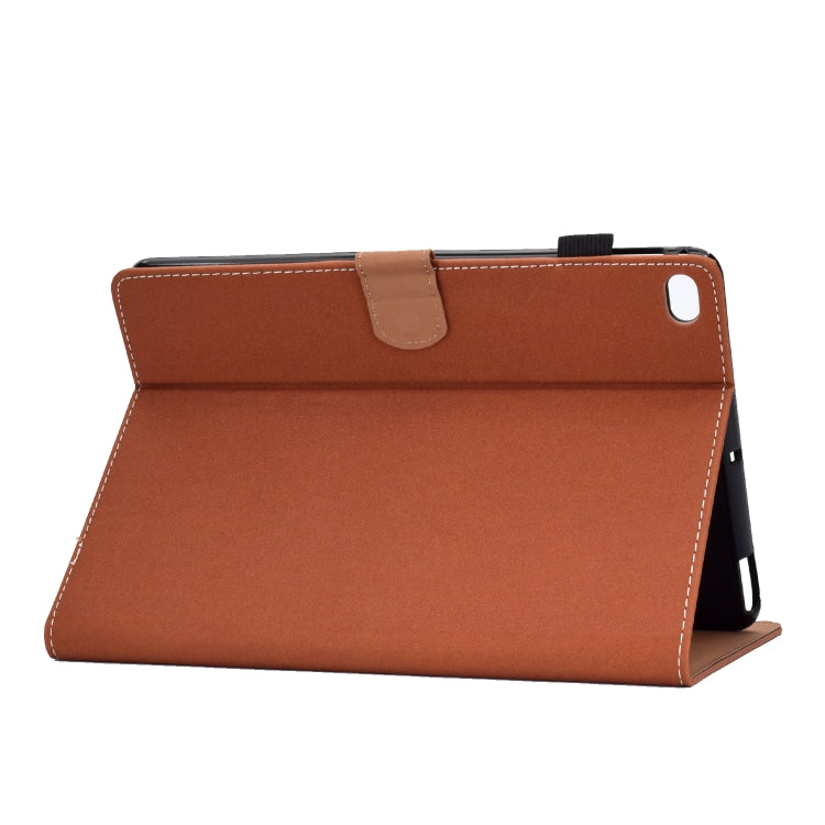 For iPad Air / iPad Air 2 / iPad 9.7 (2018 & 2017) Solid Color Tablet PC Universal Magnetic Horizontal Flip Leather Case with Card Slots & Holder(Brown) - More iPad Cases by PMC TechLife | Online Shopping South Africa | PMC TechLife | Buy Now Pay Later Mobicred