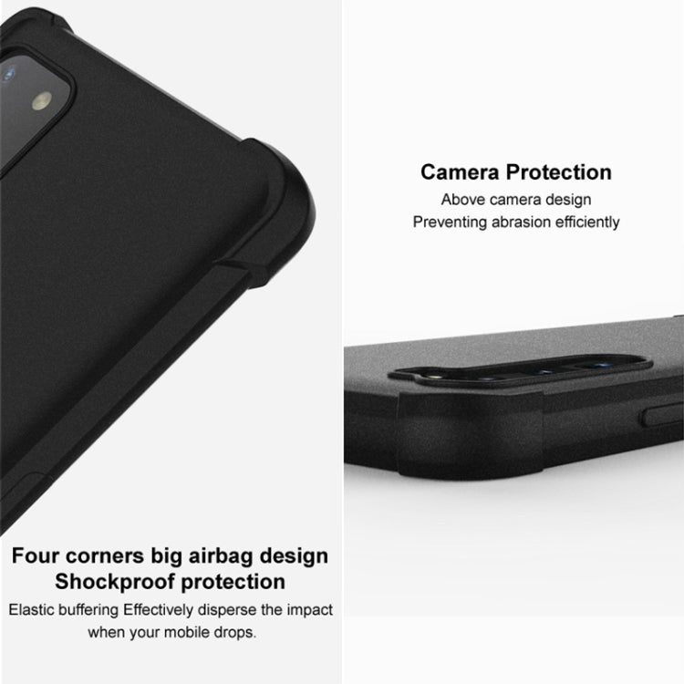 For ZTE nubia Red Magic 8 Pro 5G imak Shockproof Airbag TPU Phone Case(Matte Grey) - ZTE Cases by imak | Online Shopping South Africa | PMC TechLife | Buy Now Pay Later Mobicred