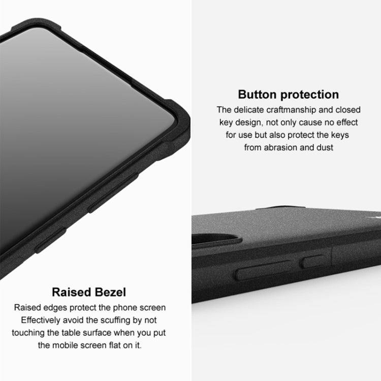 For ZTE nubia Red Magic 8 Pro 5G imak Shockproof Airbag TPU Phone Case(Matte Grey) - ZTE Cases by imak | Online Shopping South Africa | PMC TechLife | Buy Now Pay Later Mobicred