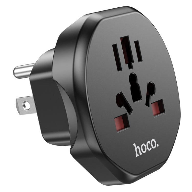 hoco AC6 Travel Power Universal Adapter Plug(US Plug) - Plug Adaptor by hoco | Online Shopping South Africa | PMC Jewellery