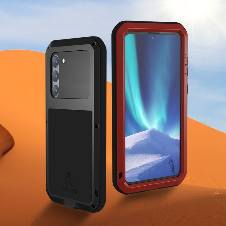 For Samsung Galaxy S23+ 5G LOVE MEI Metal Shockproof Life Waterproof Dustproof Phone Case(Silver) - Galaxy S23+ 5G Cases by LOVE MEI | Online Shopping South Africa | PMC TechLife | Buy Now Pay Later Mobicred