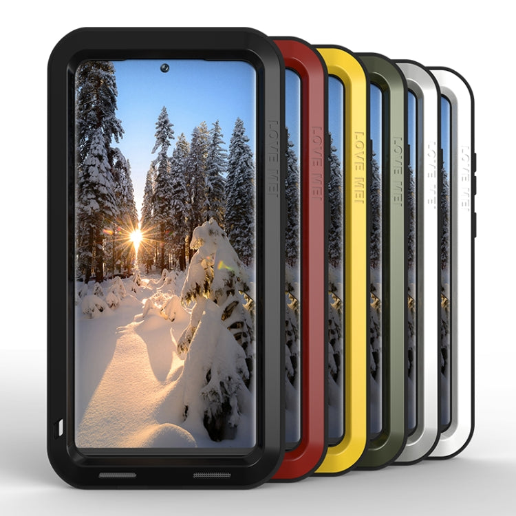 For Samsung Galaxy S23 Ultra 5G LOVE MEI Metal Shockproof Life Waterproof Dustproof Phone Case(Silver) - free shipping - PMC TechLife - Order now!