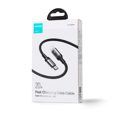 JOYROOM S-CL020A10 Extraordinary Series 20W USB-C / Type-C to 8 Pin Fast Charging Data Cable, Cable Length:1.2m(Black) - 2 in 1 Cable by JOYROOM | Online Shopping South Africa | PMC Jewellery