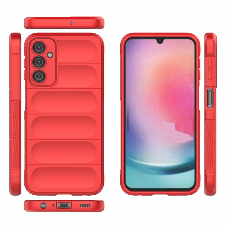 For Samsung Galaxy A24 5G / A24 4G Magic Shield TPU + Flannel Phone Case(Purple) - free shipping - PMC TechLife - Order now!