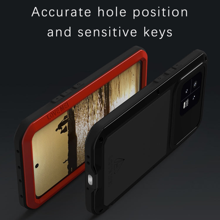 For Xiaomi 13 LOVE MEI Metal Shockproof Life Waterproof Dustproof Phone Case(White) - Xiaomi Cases by LOVE MEI | Online Shopping South Africa | PMC TechLife | Buy Now Pay Later Mobicred