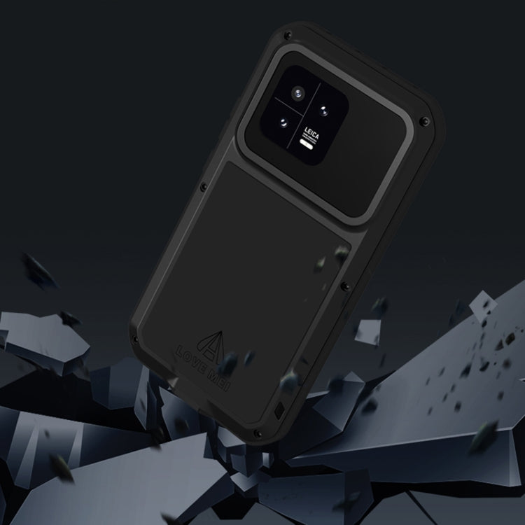 For Xiaomi 13 LOVE MEI Metal Shockproof Life Waterproof Dustproof Phone Case(Red) - free shipping - PMC TechLife - Order now!