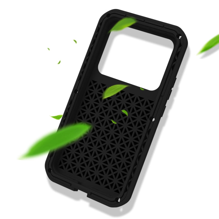 For Xiaomi 13 Pro LOVE MEI Metal Shockproof Life Waterproof Dustproof Phone Case(Silver) - free shipping - PMC TechLife - Order now!
