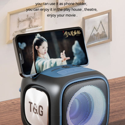 T&G TG359 Portable Outdoor LED Wireless Bluetooth Speaker(Red) - Mini Speaker by T&G | Online Shopping South Africa | PMC Jewellery