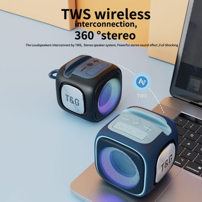 T&G TG359 Portable Outdoor LED Wireless Bluetooth Speaker(Red) - Mini Speaker by T&G | Online Shopping South Africa | PMC Jewellery
