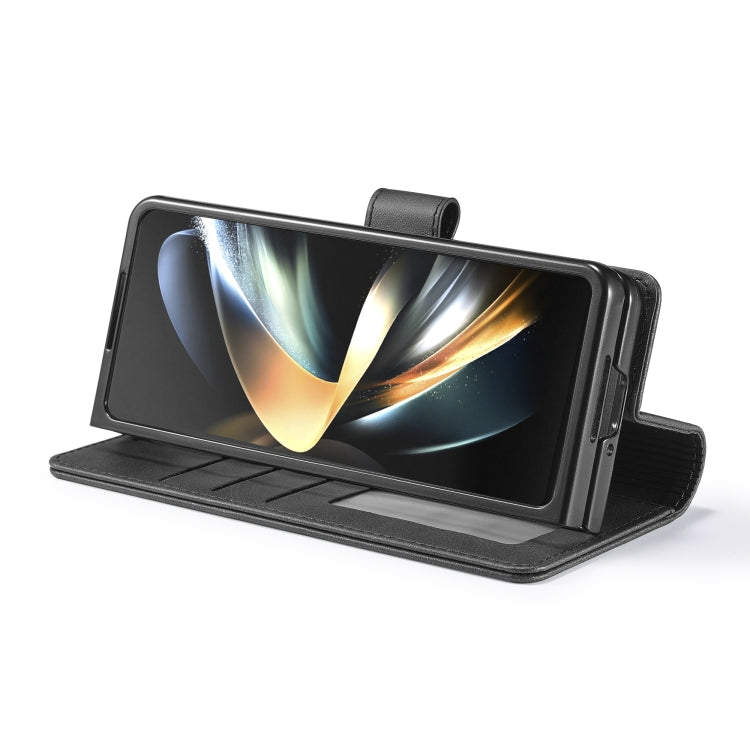 For Samsung Galaxy Z Fold5 5G LC.IMEEKE Calf Texture Leather Phone Case(Black) - free shipping - PMC TechLife - Order now!