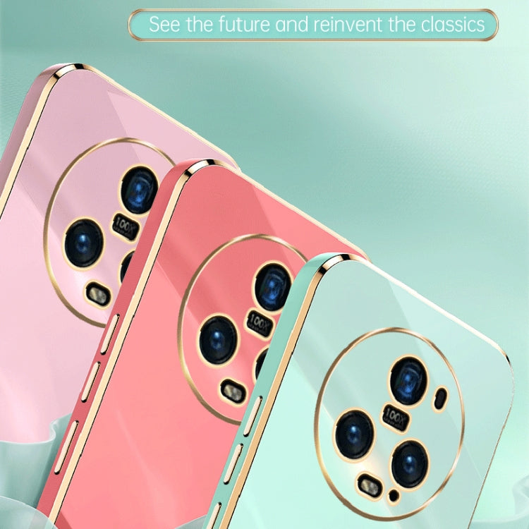 For Honor Magic5 Pro 5G XINLI Straight Edge 6D Electroplate TPU Phone Case(Cherry Purple) - free shipping - PMC TechLife - Order now!