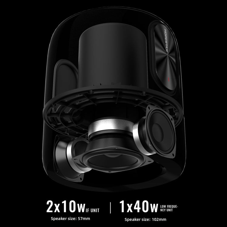 HOPESTAR SC-01 Waterproof LED Light Wireless Bluetooth Speaker(Black) - free shipping - PMC TechLife - Order now!