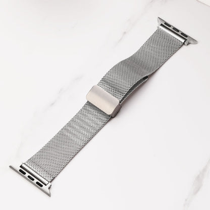 Milan Fold Buckle Metal Watch Band For Apple Watch Series 8&7 41mm / SE 2&6&SE&5&4 40mm / 3&2&1 38mm (Gradient Purple) - Watch Bands by PMC Jewellery | Online Shopping South Africa | PMC Jewellery