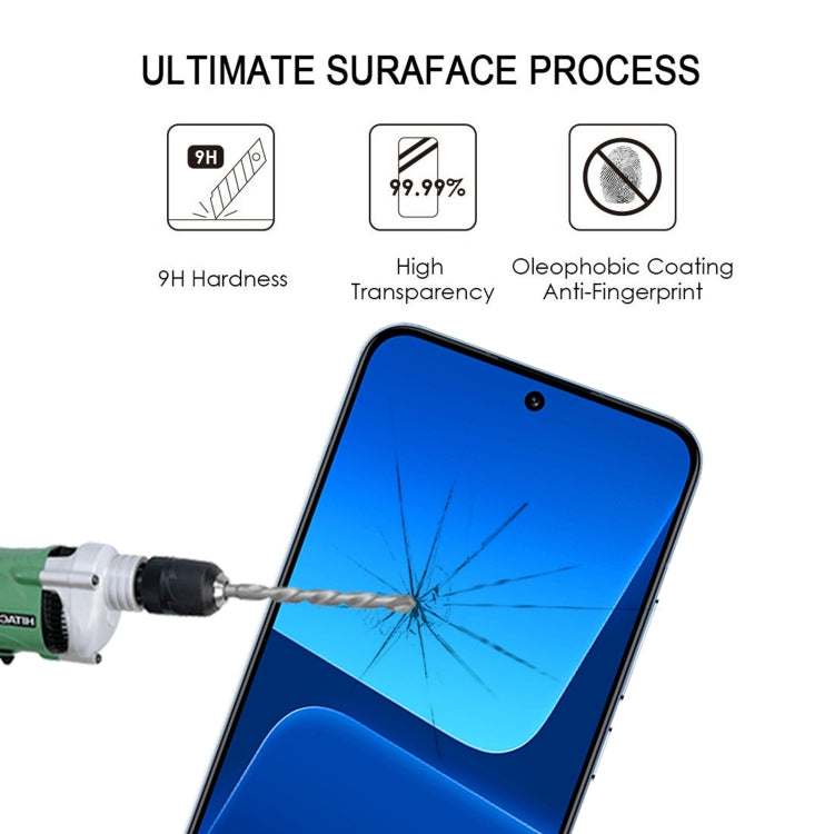 For Xiaomi 13 Ultra Edge Glue 9H HD 3D Curved Edge Tempered Glass Film(Black) - free shipping - PMC TechLife - Order now!
