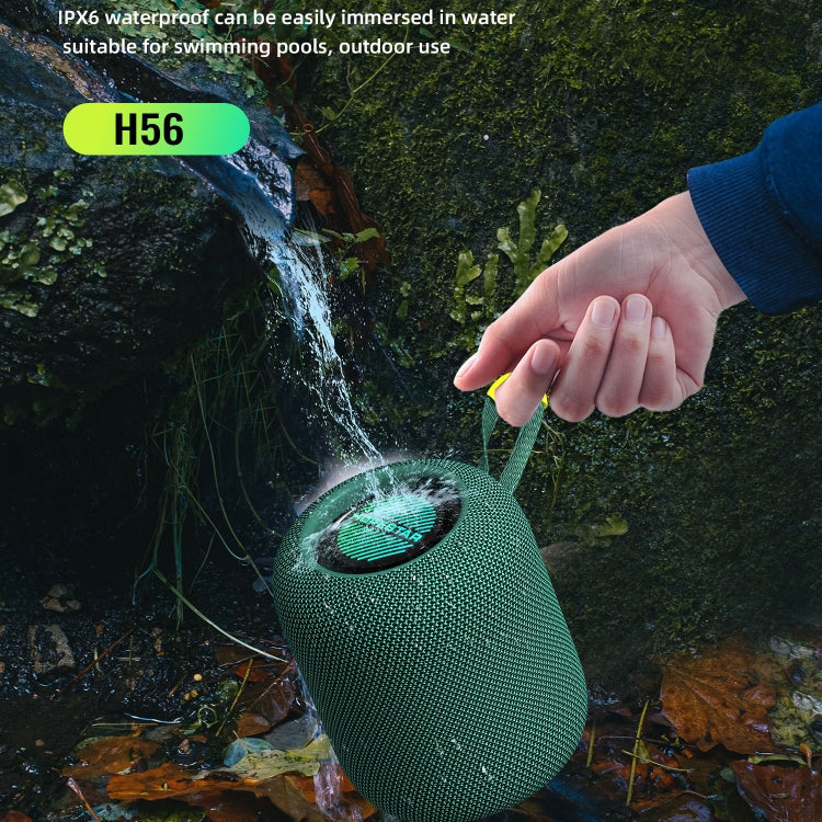 HOPESTAR H56 IPX6 Waterproof 10W TWS Subwoofer Light Bluetooth Speaker(White) - Waterproof Speaker by HOPESTAR | Online Shopping South Africa | PMC Jewellery