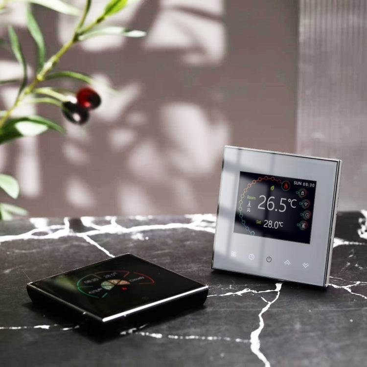 BHT-2002GBLM 220V Smart Home Heating Thermostat Electric Heating WiFi Thermostat with External Sensor Wire(White) - Thermostat & Thermometer by PMC TechLife | Online Shopping South Africa | PMC TechLife