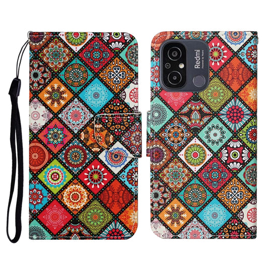 For Xiaomi Redmi 12C Colored Drawing Pattern Flip Leather Phone Case(Ethnic Style) - Xiaomi Cases by PMC Jewellery | Online Shopping South Africa | PMC Jewellery