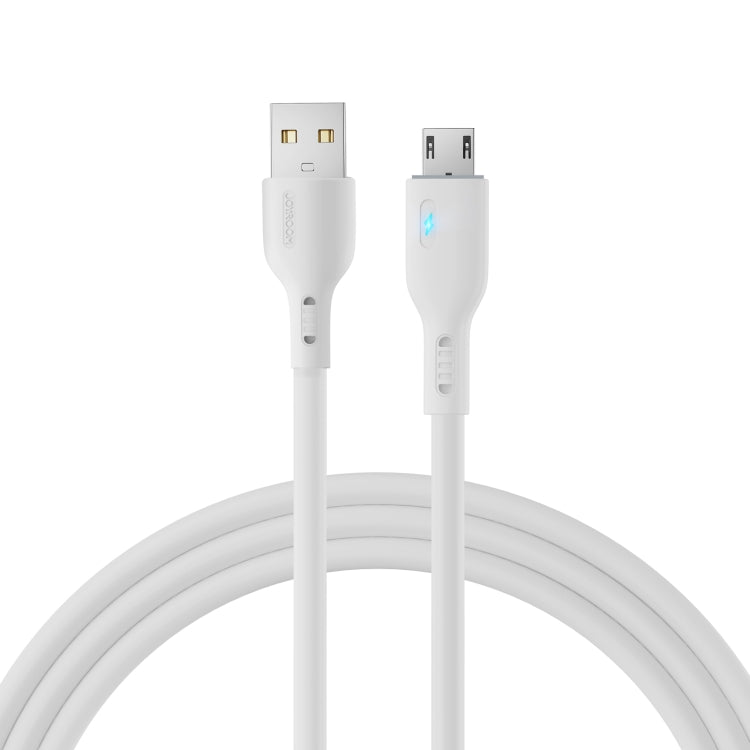 JOYROOM S-UM018A13 2.4A USB to Micro USB Fast Charging Data Cable, Length:1.2m(White) - Micro USB Cable by JOYROOM | Online Shopping South Africa | PMC Jewellery